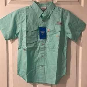 Colombia PFG Bonehead Short Sleeve Shirt - Youth Medium